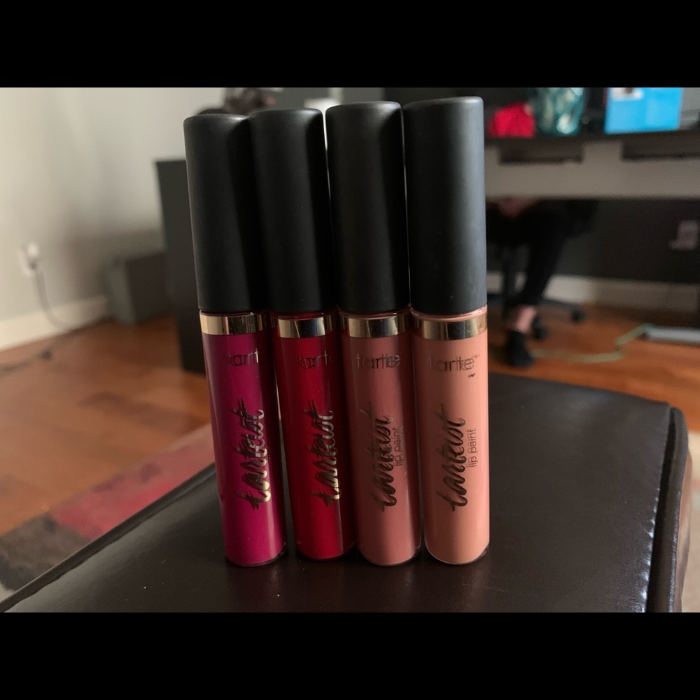Tarte set of 4 lip paint